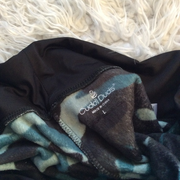 Cuddl Duds Double Plush Velour Leggings - Picture 9 of 10